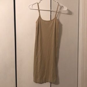 Tan dress